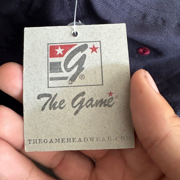 The Game Headwear Snapback Hat Cap Navy Blue Red Baseball - Picture 4 of 6